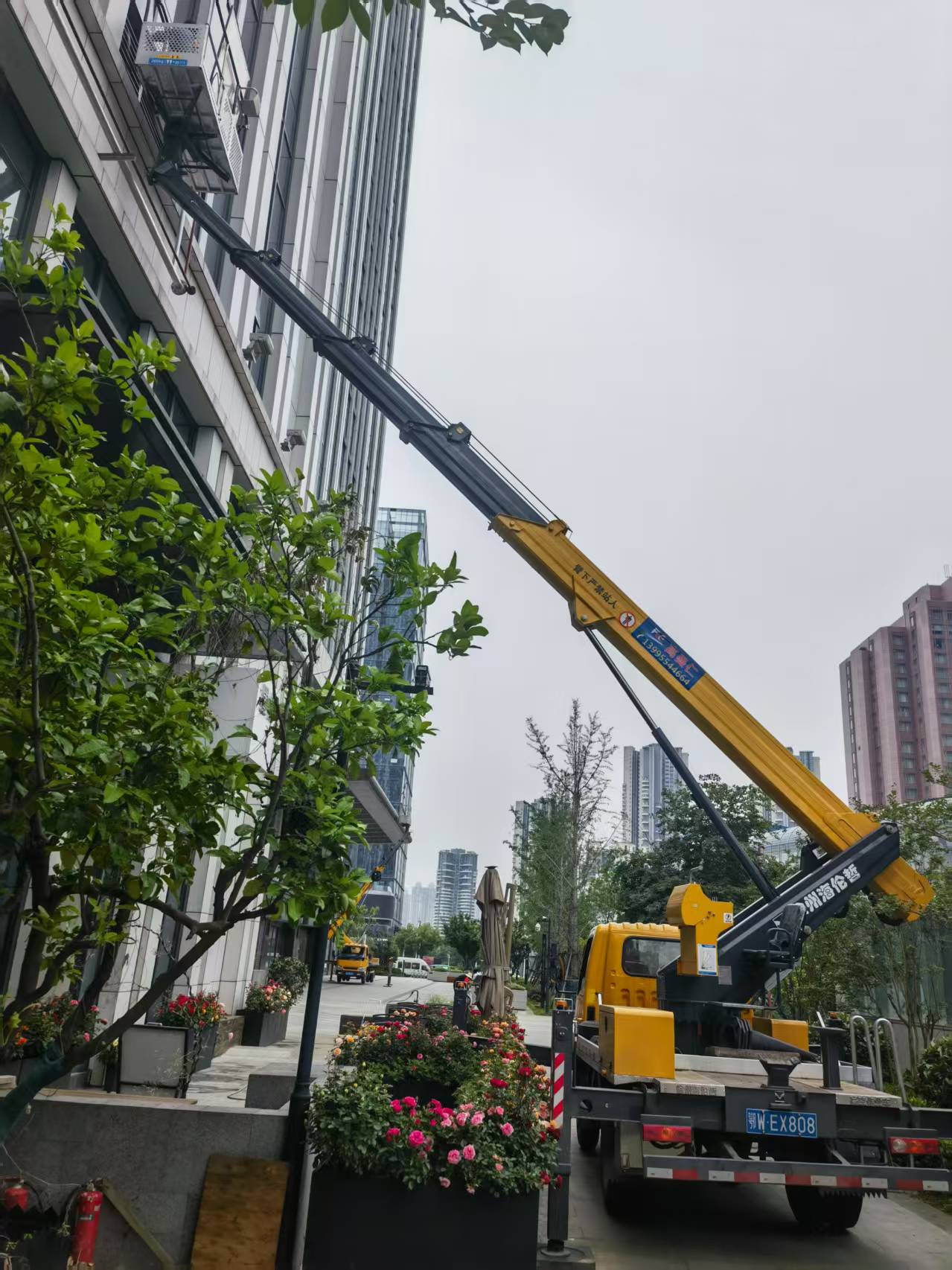 黃州22米登高車(chē)出租，荊州云梯車(chē)租賃